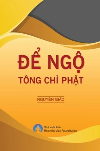 Cover for Nguyen Giac · De Ngo Tong Chi Phat (Taschenbuch) (2020)