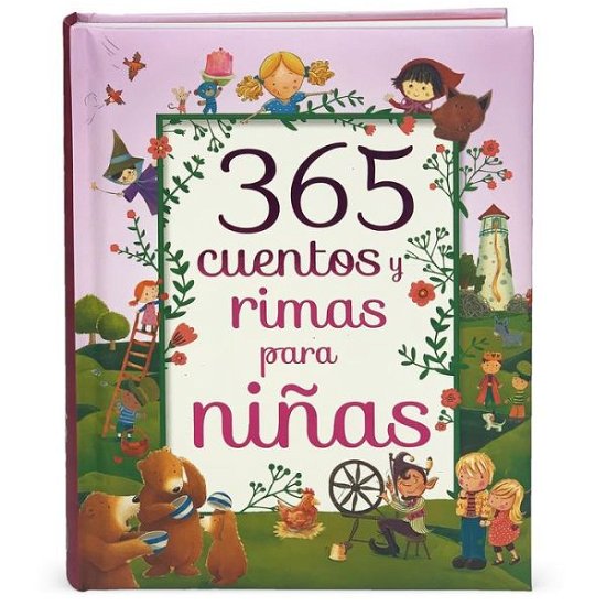 Cover for Llc Cottage Door Press · 365 Cuentos y rimas para niñas / pd. (Innbunden bok) (2020)