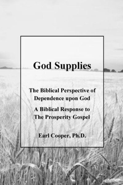 Cover for Earl Cooper · God Supplies (Taschenbuch) (2018)