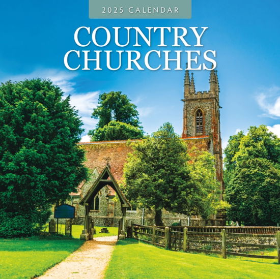 Cover for Red Robin · Country Churches 2025 Square Wall Calendar (Paperback Book) (2024)