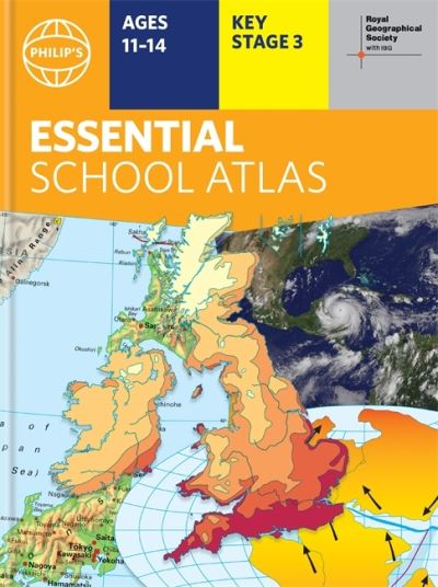 Cover for Philip's Maps · Philip's RGS Essential School Atlas - Philip's World Atlas (Innbunden bok) (2021)