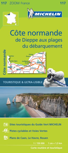 Normandy Coast - Zoom Map 117 - Michelin - Böcker - Michelin Editions des Voyages - 9782067209855 - 31 augusti 2023