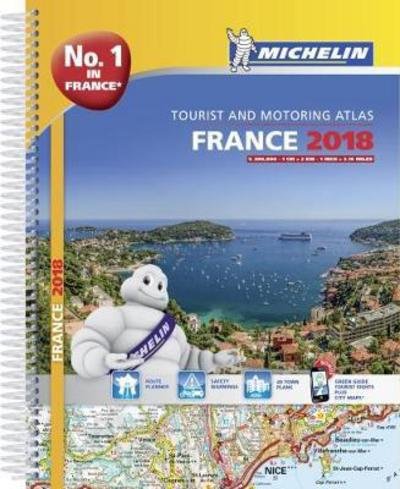 Cover for Michelin · MICHELIN ROAD ATLASES: France 2018 - tourist &amp; motoring atlas a4-spiral (Spiralbok) (2017)