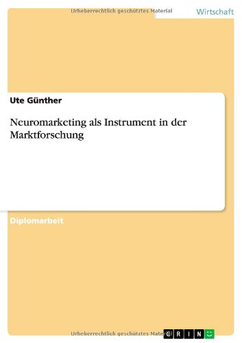 Cover for Ute Gunther · Neuromarketing als Instrument in der Marktforschung (Paperback Book) [German edition] (2010)