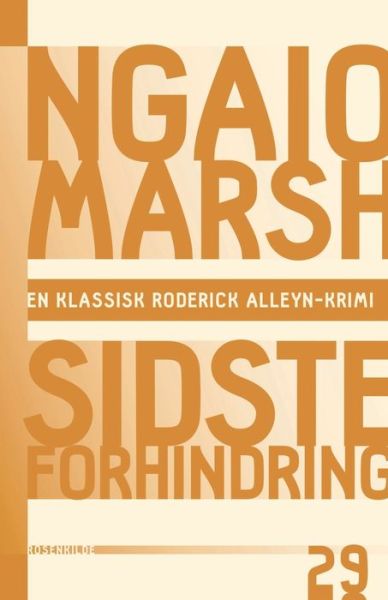 Cover for Ngaio Marsh · Sidste forhindring (Paperback Book) (2016)