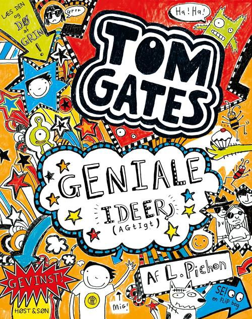 Cover for Liz Pichon · Tom Gates: Tom Gates 4 - Geniale ideer (stort set) (Sewn Spine Book) [1. Painos] (2017)