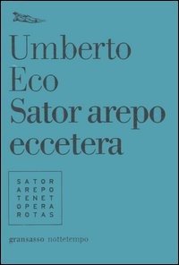 Cover for Umberto Eco · Sator Arepo Eccetera (Book)