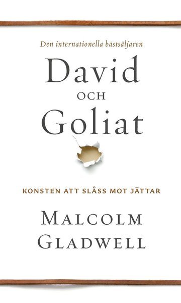 David och Goliat : konsten att slåss mot jättar - Malcolm Gladwell - Libros - Volante - 9789189043855 - 18 de diciembre de 2019