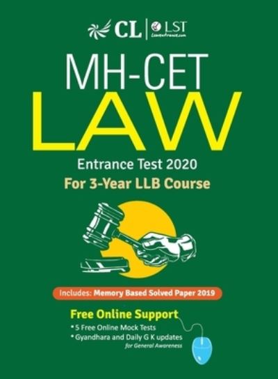 Mh-Cet Law for 3 Years LLB Course 2020 - Gkp - Books - G. K. Publications - 9789389573855 - November 18, 2019