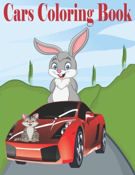 Cover for Tfatef Toura · Cars Coloring Book (Taschenbuch) (2021)