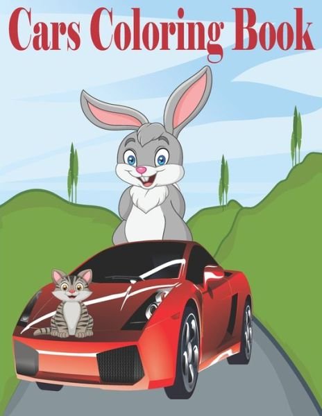 Cover for Tfatef Toura · Cars Coloring Book (Paperback Book) (2021)