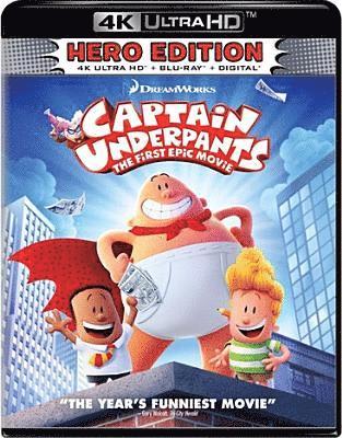 Cover for Captain Underpants: the First Epic Movie (4K Ultra HD) (2017)