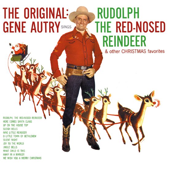 Cover for Gene Autry · Rudolph the Red-nosed Reindeer (LP) [Coloured, Limited edition] (2015)