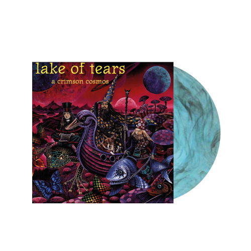 Cover for Lake Of Tears · A Crimson Cosmos (Marbled Turquoise Vinyl LP) (LP) (2024)