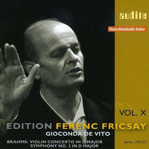 Cover for Brahms / De Vito / Rias So / Fricsay · Edition Ferenc Fricsay 10 (CD) (2009)