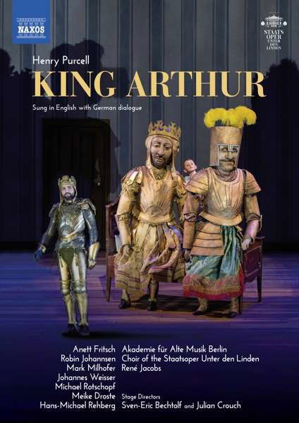 King Arthur - H. Purcell - Film - NAXOS - 0747313565856 - 24. april 2020