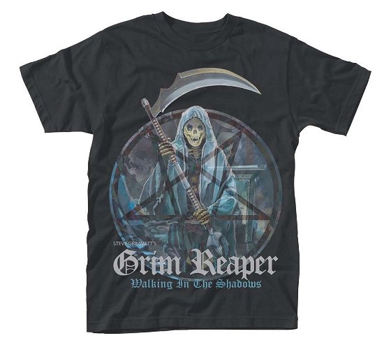 Cover for Grim Reaper · Walking in the Shadows (Bekleidung) [size L] [Black edition] (2016)