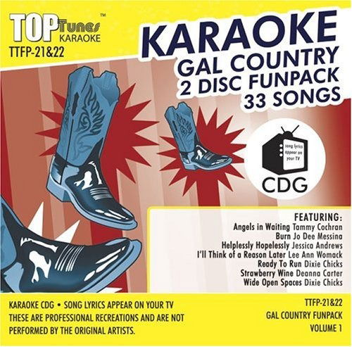 Gal Country Vol.1-39 Songs - Karaoke - Musiikki -  - 0814861009856 - 