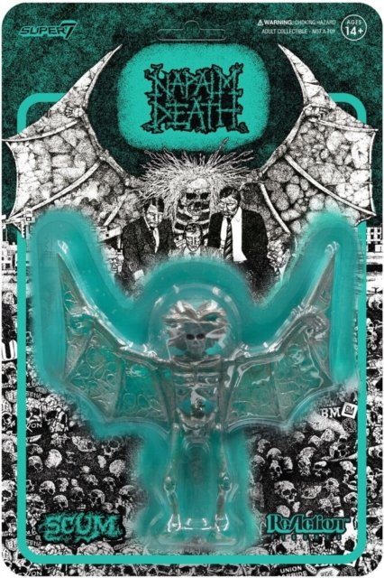 Napalm Death Reaction Figure - Scum Demon Aquamarine - Napalm Death - Merchandise - SUPER 7 - 0840049819856 - 17. juni 2022