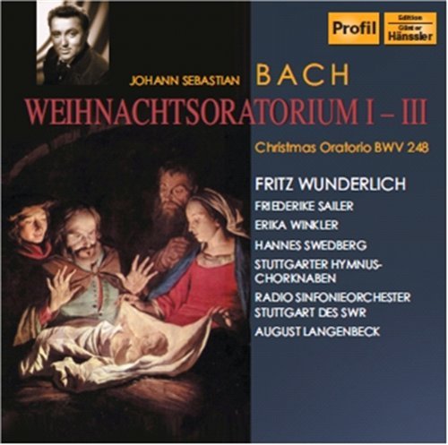 Weihnachtsoratorium (Christmas Oratorio) - Bach,j.s. / Wunderlich / Sailer / Winkler - Musik - PROFIL - 0881488802856 - 18. november 2008