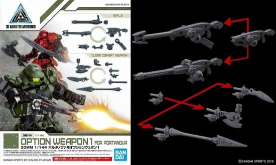 Cover for Figurine · Gundam - 30mm Option Weapon 1 For Alto Detail Set (Legetøj) (2023)