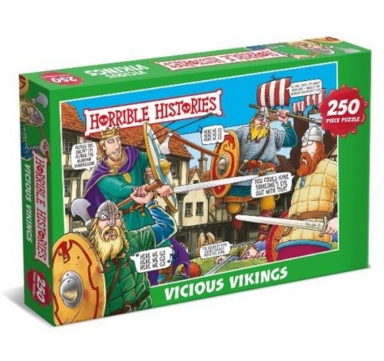 Cover for Horrible Histories Children's  250 Piece Jigsaw Puzzle - Vicious Vikings (MERCH) (2019)