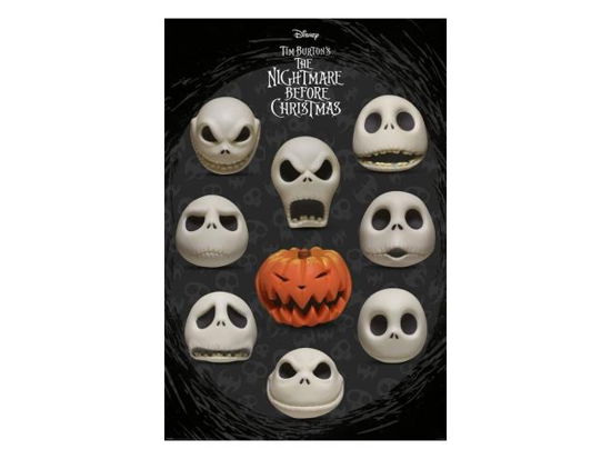 Nightmare Before Christmas - Many Faces Of Jack (Poster Maxi 61X91,5 Cm) - Disney: Pyramid - Koopwaar - Pyramid Posters - 5050574346856 - 