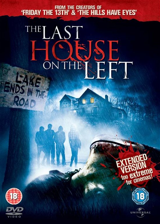 Cover for The Last House on the Left · The Last House On The Left - Extended Version (DVD) (2009)