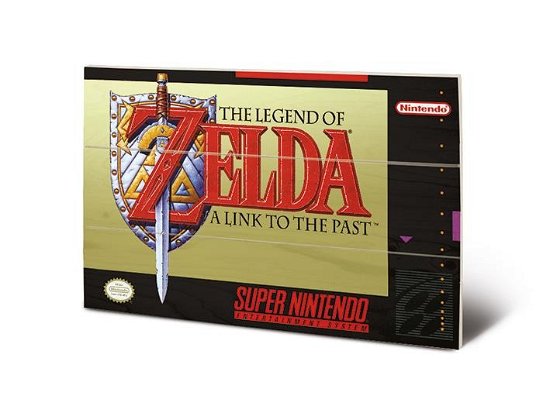 Cover for Nintendo · Nintendo Super (The Legend Of Zelda) - Wooden Print - 29.5 X 20 Cm (Toys) (2019)