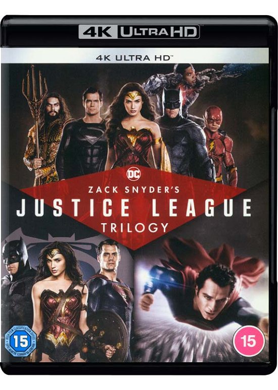 Cover for Zack Snyder's Justice League T · Zack Snyders Justice League Trilogy (4K Ultra HD) (2021)