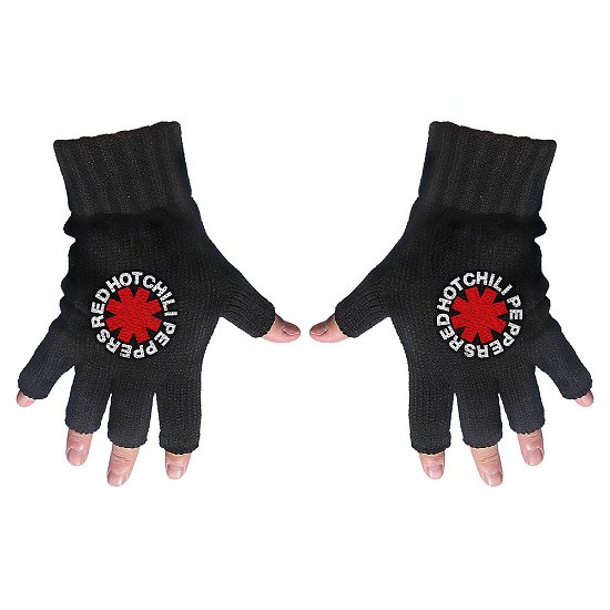 Cover for Red Hot Chili Peppers · Red Hot Chili Peppers Unisex Fingerless Gloves: Asterisk (CLOTHES) [Black - Unisex edition]