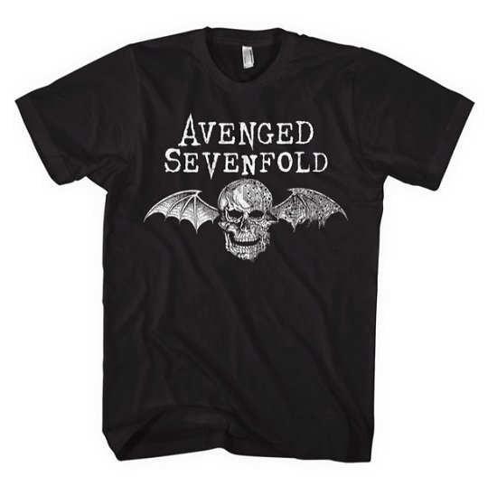 Death Bat Logo Black - Avenged Sevenfold =t-shir - Merchandise - PHDM - 5056012006856 - 15. december 2016