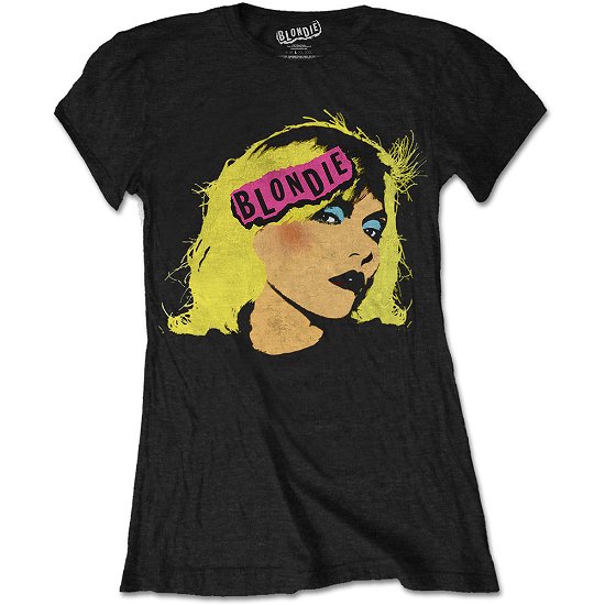 Cover for Blondie · Blondie Ladies T-Shirt: Punk Logo (T-shirt) [size XXL] [Black - Ladies edition]