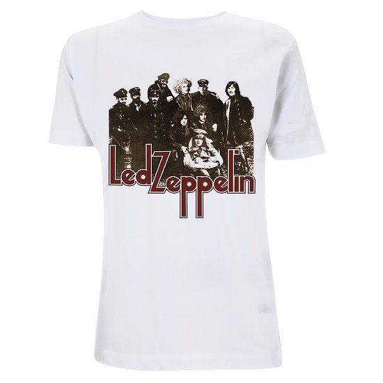 Cover for Led Zeppelin · Lz II Photo (T-shirt) [size S] [White edition] (2019)