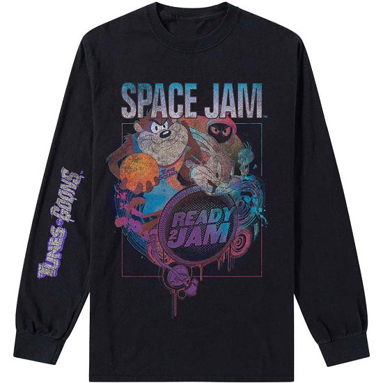 Cover for Space Jam · Space Jam Unisex Long Sleeve T-Shirt: Space Jam 2: Ready 2 Jam (Bekleidung) [size S] [Black - Unisex edition]