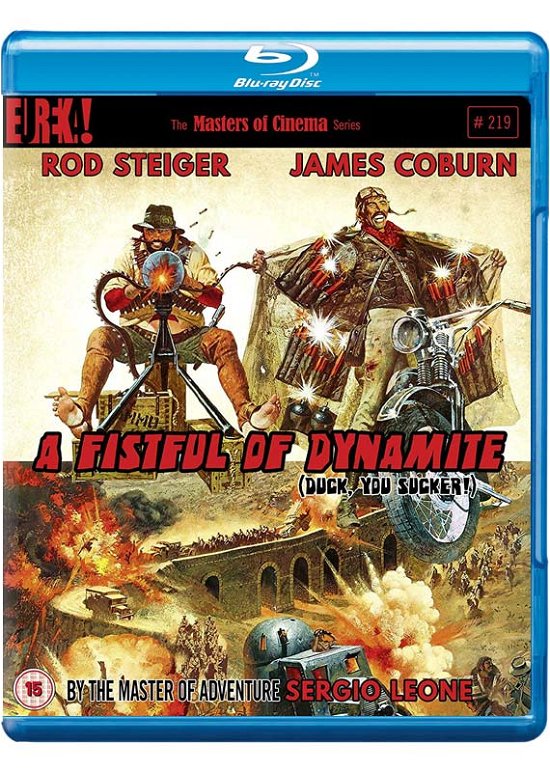 Cover for A FISTFUL OF DYNAMITE  Masters of Cinema BluRay · A Fistful Of Dynamite (Aka Duck. You Sucker!) [Giu La Testa] (Blu-ray) (2020)