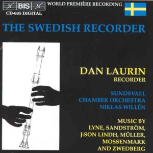 Cover for Dan Laurin · Swedish Recorder (CD) (1995)