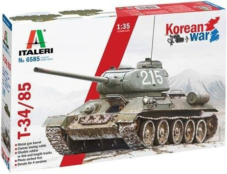 Italeri - 1/35 T 34/85 Korean War (3/21) * - Italeri - Mercancía - Italeri - 8001283065856 - 