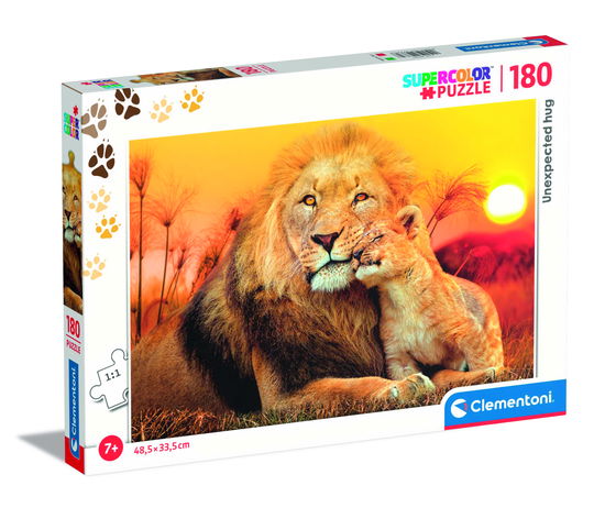 Cover for Clementoni · Puslespil Foto unexpected hug, Super, 180 brikker (Jigsaw Puzzle) (2023)