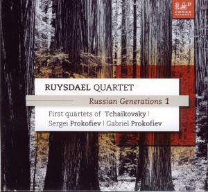 Cover for Prokofiev / Tchaikovsky / Ruysdael Quartet · Russian Generations 1 (CD) (2012)