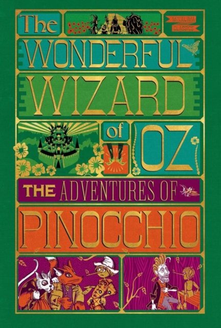 Cover for Carlo Collodi · Adventures of Pinocchio and Wonderful Wizard of Oz, MinaLima Illus. Intl Box Set: The Adventures of Pinocchio; The Wonderful Wizard of Oz (DIV) (2023)