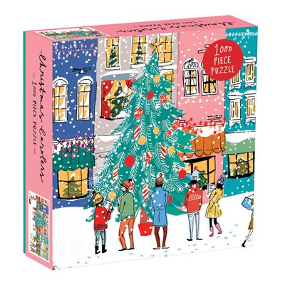 Christmas Carolers Square Boxed 1000 Piece Puzzle - Galison - Lautapelit - Galison - 9780735356856 - torstai 3. lokakuuta 2019