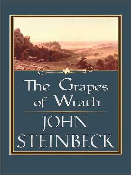 Cover for John Steinbeck · The Grapes of Wrath (Thorndike Press Large Print Famous Authors Series) (Hardcover bog) (2008)