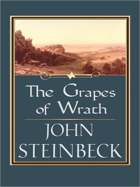 Cover for John Steinbeck · The Grapes of Wrath (Thorndike Press Large Print Famous Authors Series) (Gebundenes Buch) (2008)
