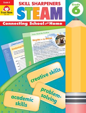 Cover for Evan-Moor Educational Publishers · Skill Sharpeners: Steam, Grade 6 (Paperback Book) (2021)