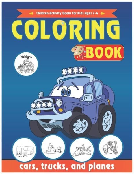 Cover for Bee Kolakola · Cars Coloring Book (Paperback Book) (2019)
