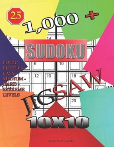 Cover for Basford Holmes · 1,000 + sudoku jigsaw 10x10 (Paperback Book) (2019)
