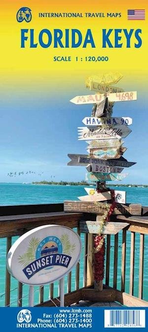 International Travel Maps: Florida Keys - ITM Publications - Livres - ITMB publishing - 9781771292856 - 14 janvier 2022
