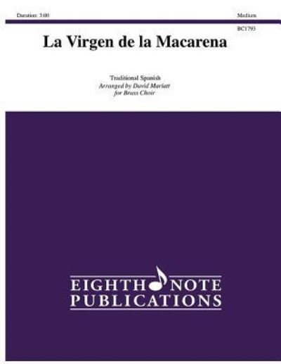 Cover for David Marlatt · La Virgen de la Macarena (Partituren) (2017)