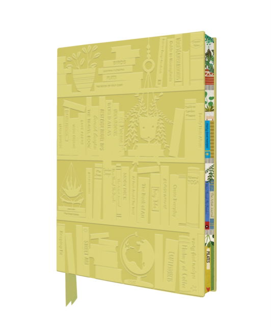 Cover for Georgia Breeze: Bookshelves Artisan Art Notebook (Flame Tree Journals) - Artisan Art Notebooks (Skrivemateriell) (2026)